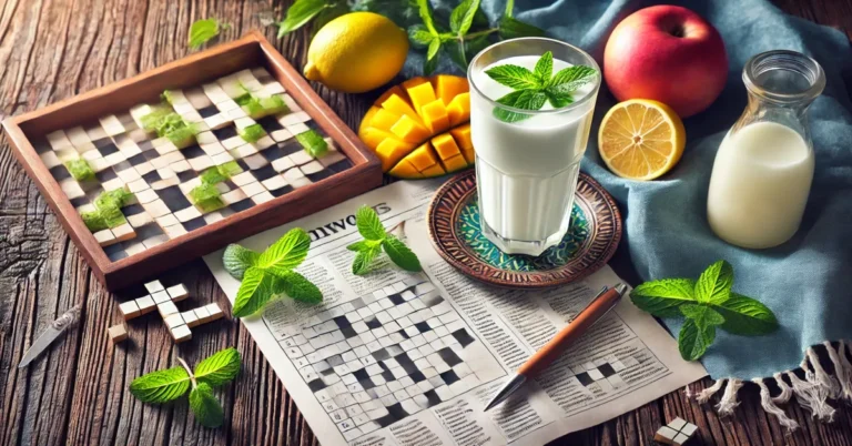 Cold Yogurt Drink Crossword