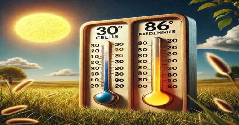30 Degrees C to F