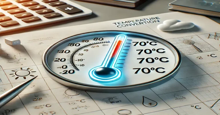 70 Celsius to Fahrenheit